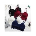 thumbnail image 7 of Womens V-Neck Comfort Pullover Lace Back Wireless Bra, 7 of 7