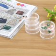 thumbnail image 2 of Bead Storage Containers Clear Plastic Cylinder Bead Organizer 5 Layer Stackable Bead Storage Jar for Beading Storage, 2 of 8