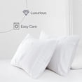 thumbnail image 5 of Southshore Fine Living, Inc. King Sheet Set, Rayon/Viscose Derived from Bamboo Sheets, White, 5 of 6