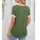 thumbnail image 4 of mfyjkho Tops Casuales Para Mujer, Camiseta De Verano De Color Liso Con Cuello Redondo Para Mujer Tops De Gimnasio Para Mujer Xxl, 4 of 7