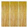 thumbnail image 1 of Paquete de 3 cortinas con borlas para decoración de fiestas, bodas, graduaciones, cumpleaños, eventos de Navidad, suministros para fiestas, 1*2M Levamdar CPB-SSW247-4, 1 of 5