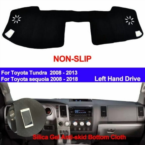 For Toyota Tundra Sequoia 2008-2011 2012 2013 Dash Mat Dashboard Cover Silicone
