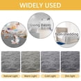 thumbnail image 5 of Tripumer Fluffy Round Rug 4 feet Circle Shag Area Rug Circular Rugs Fuzzy Rug Shaggy Bedroom Carpet for Room Bedroom Living Room Gray, 5 of 7