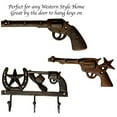thumbnail image 7 of Urbalabs Western Cast Iron Rustic Country Wall Coat Hooks Horseshoe Horse, 7 of 7