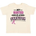 thumbnail image 3 of Inktastic My Sister is a Survivor Breast Cancer Awareness Boys or Girls Toddler T-Shirt, 3 of 5