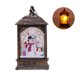 thumbnail image 3 of Bewildely Candelabro de Navidad Lámpara de Ornamento Navidad Colgante Viento Luz Vintage LED Linterna, Animal blanco Kits de decoración para fiestas Muñeco de nieve de bronce Bewildely HA000742-02, 3 of 6
