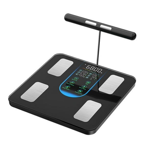 Smart Body Fat Scale Bluetooth with App, Real-Time LED Display, Accurate Dual Frequency BIA Body Composition Monitor
