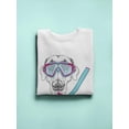 thumbnail image 3 of Diving And Snorkel Dog Sweatshirt Men -Image by Shutterstock, Male 4X-Large, 3 of 4