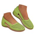 thumbnail image 1 of Dakaela Chaussures Compensées Décontractées pour Femmes, Mocassins Confortables à Enfiler, Bout Rond, Découpes, Chaussures Plates d'Été pour la Marche, 1 of 7