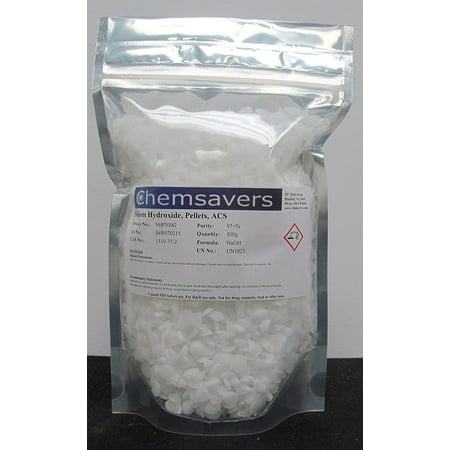 

Sodium Hydroxide Pellets ACS 97+% 500g