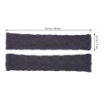 thumbnail image 4 of 2pcs Removable Chair Arm Covers Office Chair Armrest Covers Elastic Protective Cover, 4 of 8