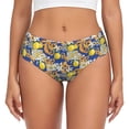 thumbnail image 1 of Fotbe Sicilian Style Calzones Estampados para Mujer – Ropa Interior de Algodón, Cómoda, Suave y Elástica-Small, 1 of 6