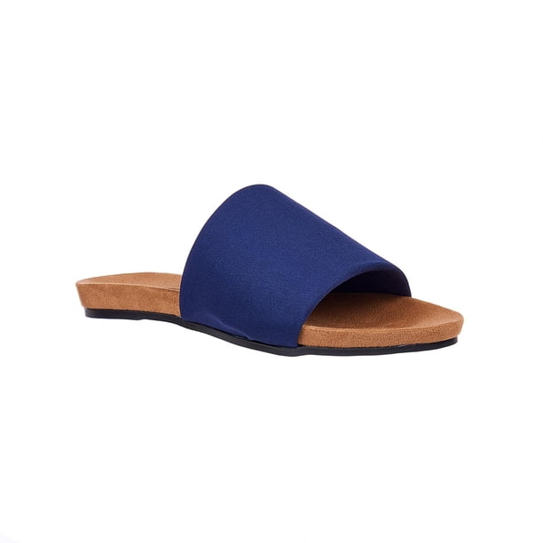 Incognita Sandalia Mujer Slide Moda Casual Confort De Licra Marino 109D0E azul marino 26 Incógnita 109D0E