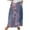 Navy, variant on Wancir Women's Casual Cotton Skirt Elastic Waist Scrub Peasant A-Line Midi Skirts with Pockets