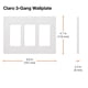 thumbnail image 2 of Placa de Pared Sin Tornillos Lutron Claro para 3 Interruptores de Acero Inoxidable, 2 of 4
