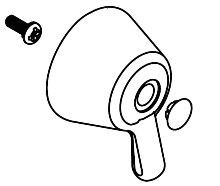 Moen 135150 Replacement Lever Handle Kit Bronze