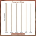 thumbnail image 2 of 60Pcs 3/4/5/6/8/10mm Dowel Rods Wood Sticks 9.8 Inch Assorted Sizes Unfinished Dowel Round Beach Wood Dowels Hardwood Dowel Rod for DIY, 2 of 9