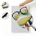 thumbnail image 6 of WFSposter Frog Painting Funny Animal with Glasses Canvas Art Framed Frog Picture Wall Decor for Bedroom Bathroom Gentleman Frog Poster, 6 of 7