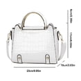 thumbnail image 5 of Bolsa Bandolera Mujer Moda Cartera Crossbody Tote Hombro blanco, 5 of 5