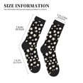 thumbnail image 3 of Rocae Daisies Flowers for Adult Socks Casual Athletic Stretchy Loose Socks for Women Men Non-Slip Middle Tube Socks, 3 of 7