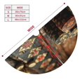 thumbnail image 3 of Sikiie Vintage Poker Chips 30-48 inches {designName} Print Christmas Tree Skirt Snowman Xmas Tree Skirt with Edge Christmas Decorations for Holiday Party-30", 3 of 7