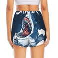 thumbnail image 4 of Xecao's Shark for a double-layer running short for women, perfect for gym, tennis, and more, featuring a convenient pocket., 4 of 9