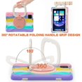 thumbnail image 3 of LLC Étui Robuste pour Tablette Protection contre les Chutes avec Poignée Support Bandoulière pour Xiaomi Mi Pad 6 6 Pro Rose Coloré, 3 of 7