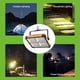 thumbnail image 4 of Wosthever Senderismo Luz de piso de viaje Reflector Recargable 4 modos Foco de energía solar Equipo al aire libre Accesorio de iluminación Iluminación y accesorios, 4 of 6