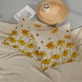 thumbnail image 5 of Spring Flower Pillow Covers 16x16 Yellow Daisy Bee Farmhouse Decor Throw Pillows Case for Couch Floral Seasonal Pillowcase Outdoor Decorative Cushion Case for Sofa Bed Decorations Set of 2, 5 of 6