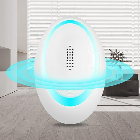 Ultrasonic Mosquito Sterilizer Plug In Style Ultrasonic Anti-Bite Lamp Mosquito Prevention Machine For Home Bedside Bedroom-White B
