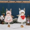 thumbnail image 2 of Cute Girl Angel Christmas Pendant Xmas Tree Hanging Ornaments Christmas Decorations for Home Christmas Dolls Kids Gift 42 Styles, 2 of 5