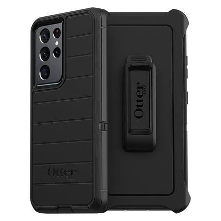 OtterBox Defender Series Pro Phone Case for Samsung Galaxy S21 Ultra 5G – Black