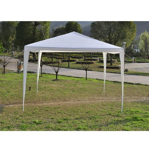 SveBake 10" x 10" x 8.5" Easy Pop up Canopy Party Event Tent, White Canopy Wedding Party Tent for Outside, Practical Waterproof Folding Tent for Camping Commercial Event Gazebo Pavilion