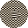 thumbnail image 1 of Ahgly Company Tapis Rond Lavable en Machine Intérieur Transitionnel Gris Minuit, 4 Pieds Rond, 1 of 7