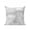 Gray, Ash, White, variant on 1 Pack Outdoor Throw Pillow, Palm Leaves Grey Waterproof Pillow with Insert Included, Summer Botanical Coastal Tropical Decorative Accent Cushion Sofa Pillows for Patio Porch, 16 x 16 In