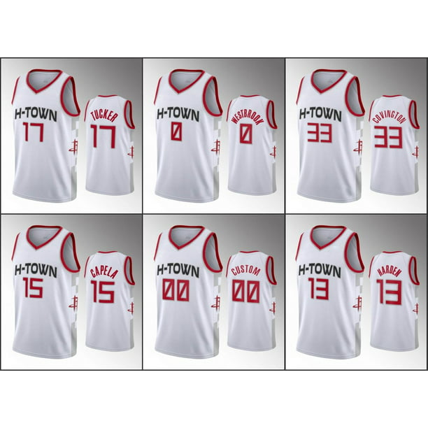 NBA_ Jersey Wholesale Custom Houston''Rockets''James Harden Russell  Westbrook Clint Capela DeMarre''NBA''Youth Wome 