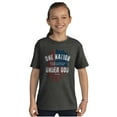 thumbnail image 4 of One Nation Under God Blessed USA Flag Crewneck T Shirts Boy Girl Teen Brisco Brands L, 4 of 6