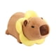 thumbnail image 1 of Peluche de capibara, juguete suave, juguete decorativo para el hogar, regalo de fiesta para adultos. Flor amarilla, 1 of 9