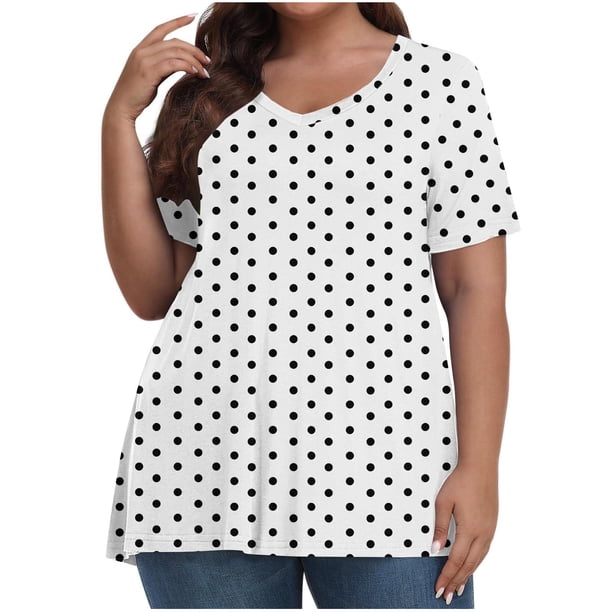 Camiseta de Manga Corta de Cuello en V Sólido Casual, Camisetas de Manga Corta para las Mujeres