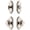 Polished Nickel, variant on Grandeur 833718 Arc Solid Brass Single Cylinder Keyed Entry Knobset And Deadbolt Combo