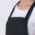 thumbnail image 5 of US 2-4 Pcs Waterproof Chef Apron Black Catering Cooking Kitchen Butcher 2 Pocket, 5 of 12