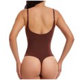 thumbnail image 1 of Seamless Body Bodysuit For Plus Size Thong Back Shaping Tank Top Physique Body Wear, 1 of 4