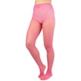 thumbnail image 3 of ToBeInStyle Women's Fishnet Seamless Full Footed Panty Hose Tights Hosiery - Fuchsia - One Size, 3 of 7