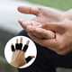 thumbnail image 2 of 10 protectores de dedos negros para aliviar el dolor, artritis, gatillo, baloncesto, béisbol, protector de compresión, 2 of 5