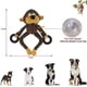 thumbnail image 2 of 3Pack Plush Dog Toys, Cute Plush Stuffed Squeaky Dog Toys Monkey Bear Cow, Chew Squeaky Toys for Puppy Dogs and Medium Dogs, 2 of 4