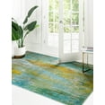 thumbnail image 3 of Rugs.com Sevilla Collection Rug – 10' 6 x 16' 5 Turquoise Medium Rug Perfect For Living Rooms, Kitchens, Entryways, 3 of 9