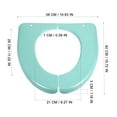 thumbnail image 2 of Beaupretty Green PP Plastic Folding Potty Seat Cushion for Home and Travel Toilet Use, 2 of 6