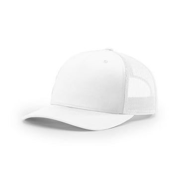 Richardson 112FP Trucker Caps - White