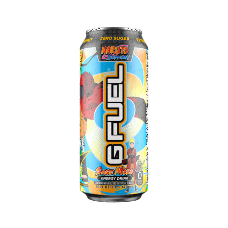 GFUEL Naruto Sage Mode Sugar Free Energy Drink, 16 oz Can