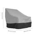 thumbnail image 2 of Chair Cover Patio Lounge Oxford Protector Waterproof Outdoor Bench Furniture Dust Cover, 2 of 9